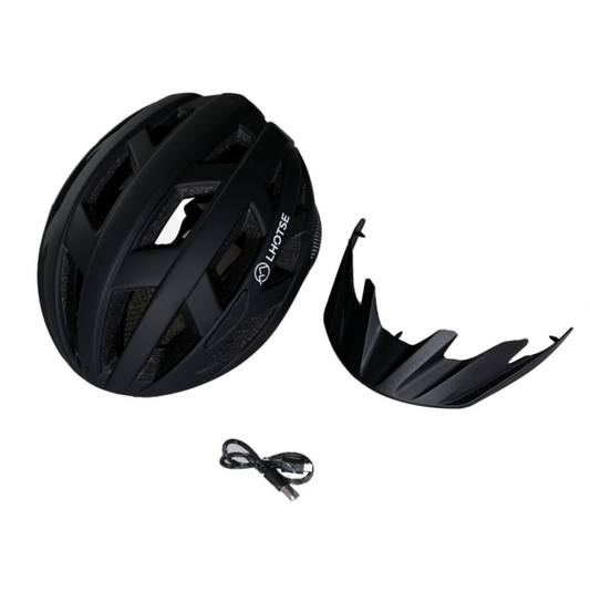 Casco con luce posteriore integrata Lhotse