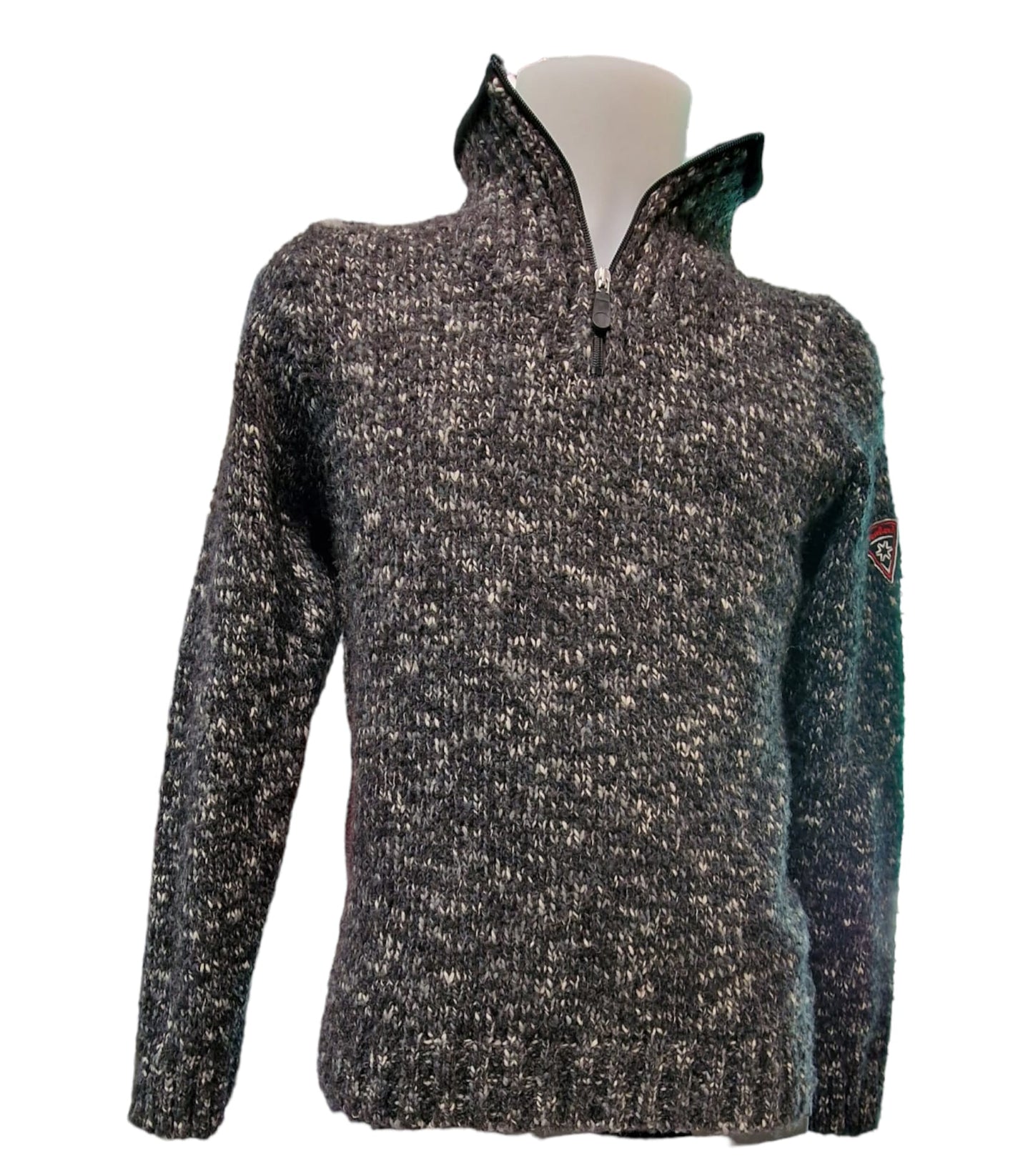 Maglione uomo 1/2 zip