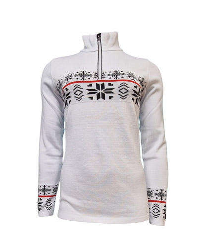 Maglia tecnica 1/2 zip donna
