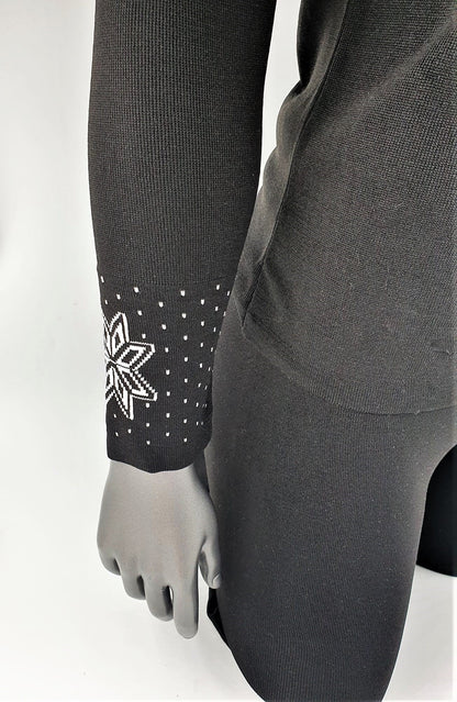 Maglia tecnica 1/2 zip donna