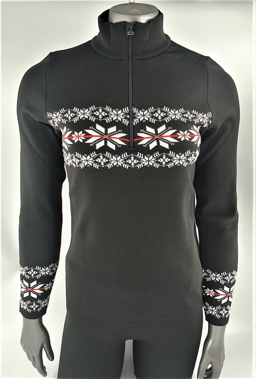 Maglia tecnica 1/2 zip donna