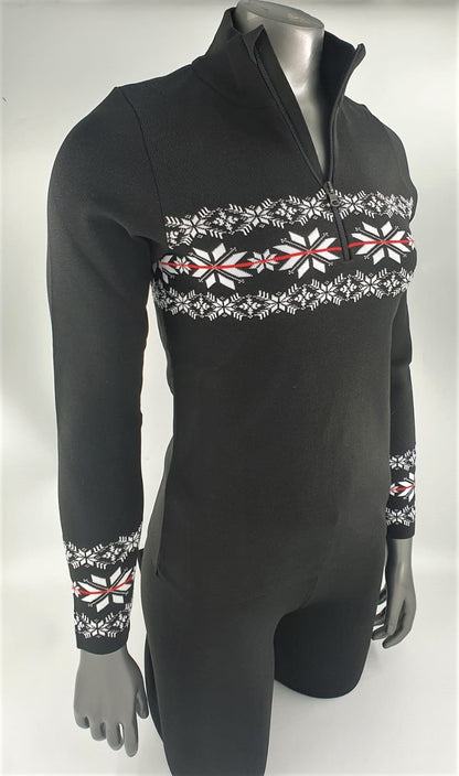 Maglia tecnica 1/2 zip donna
