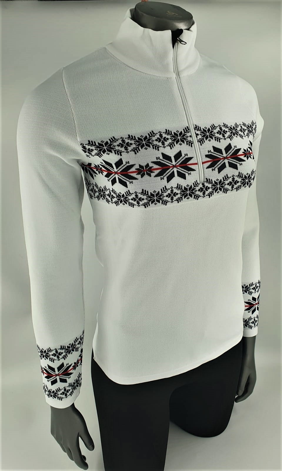 Maglia tecnica 1/2 zip donna