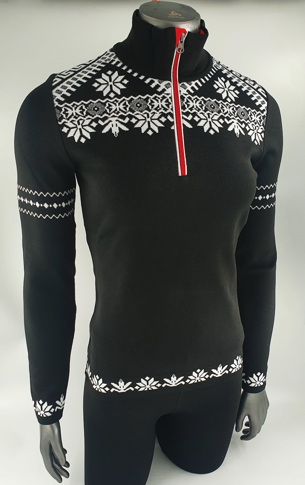 Maglia 1/2 zip donna polipropilene