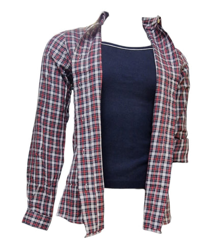 Camicia donna cotone manica lunga