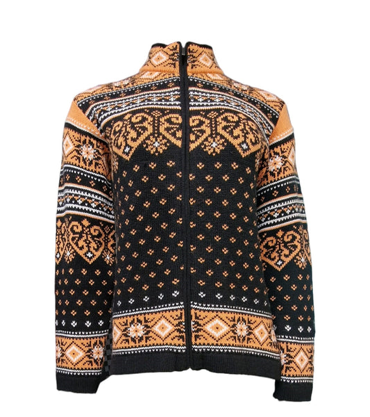 Maglione donna zip lunga