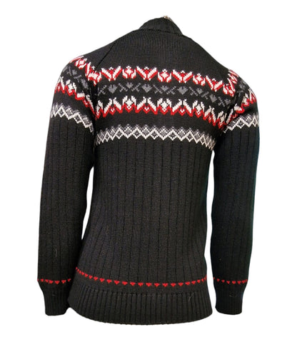 Maglione norvegese full zip
