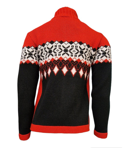 Maglione norvegese zip lunga